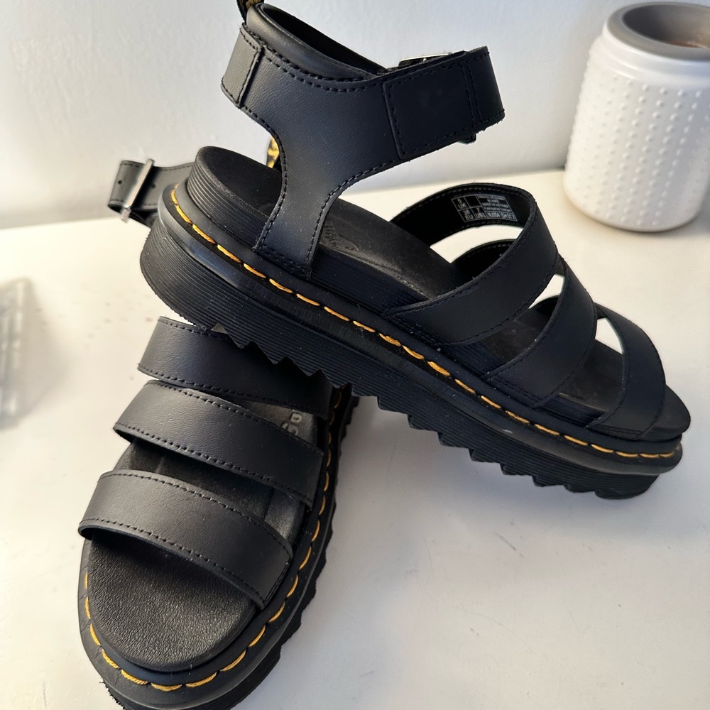 Doc Martens platform sandals!